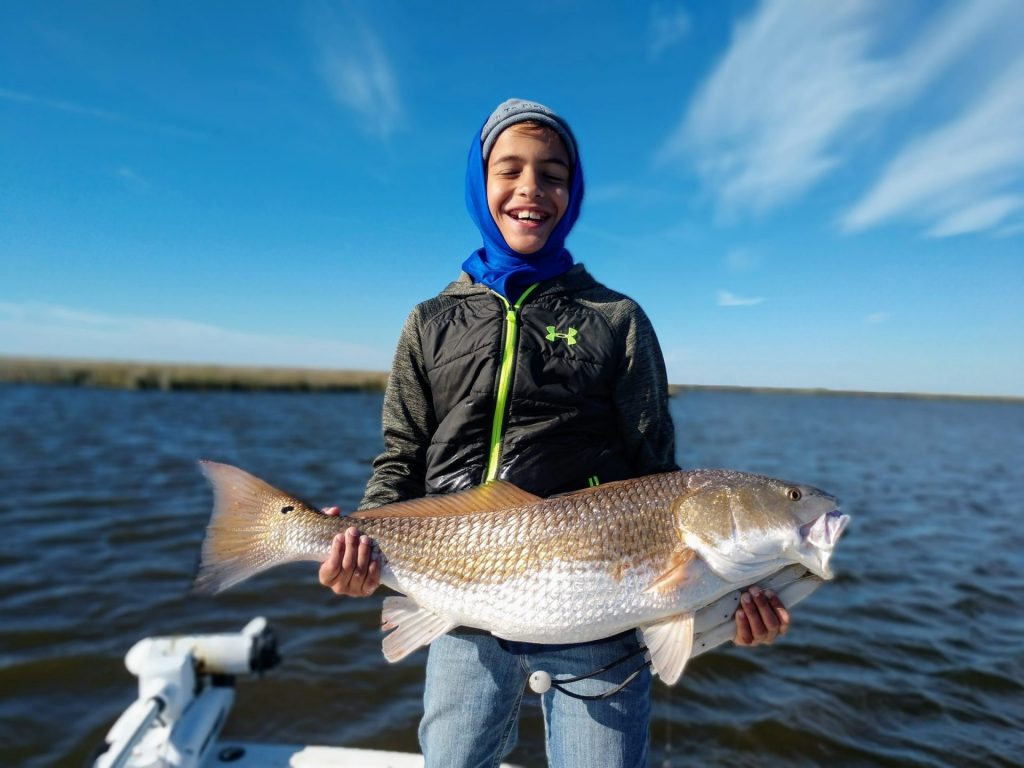 Guided Louisiana Fishing Charter - Redfish Nation - Redfish Catch